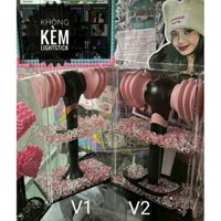 Hộp Mica trưng bày - không kèm Lightstick, dùng cho Lightstick BlackPink, không kèm đá màu