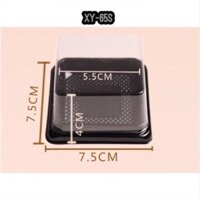 Hộp mica vuông đựng bánh 50-80g(100hộp)