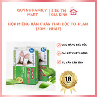 Hộp miếng dán chân thải độc TO-PLAN 30 miếng - Nhật Bản