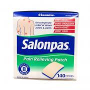Hộp miếng dán giảm đau Salonpas Pain Relieving Patch - 140 miếng, Mỹ