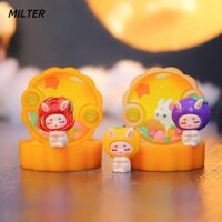 Hộp MILTER, Mô hình hình hình bánh trung thu bằng nhựa, Đồ chơi hộp Kawaii dễ thương bí ẩn