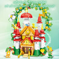 [HỘP MỚI] Mô hình lắp ráp lego lâu đài công chúa, lâu đài nấm, xứ sở rừng xanh - Quà tặng sinh nhật bé gái từ 6 tuổi