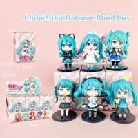 Hộp mù Chibi Miku Hatsune, hộp bất ngờ, mô hình anime cổ tích Miku 2D, đồ chơi trưng bày sưu tầm