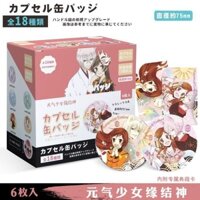 Hộp mù Kamisama Kiss – Huy hiệu 75mm + Thẻ sưu tập (6 gói mỗi hộp)