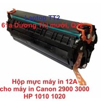 Hộp mực 12a giá rẻ dùng cho máy in HP 1020 ,3050, 3055, 1319,1010 ,1018 Canon 2900.