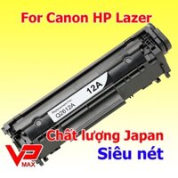 Hộp mực 12A Q2612a dành cho HP 1010 1020 3050 Canon 2900 3000 L11121E năng chất lượng Japan