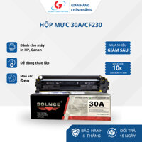 Hộp Mực 30A (CF230A) SOLNCE – Mực In Laser Đa Năng Cho HP M203DN/M203DW/M227SDN | MỰC IN ĐỨC QUÝ