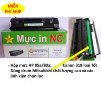 Hộp mực 319, 719, cho Canon LBP 251, 252, 6300, 6400, 6500, 6650, 6670, 6680, in đẹp, đậm. Cartridge, toner máy in