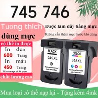 Hộp mực Canon 745 746 PG745XL CL746XL Tương thích cho MG2570 / MG2570s / MG2577 / MG2970 / MG2470