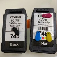 Hộp mực Canon PG-745 CL-746 có thể nạp lại thêm mực PIXMA MG2400 MG2470 MG2570 MG2580 MG2970 IP2870 MG3077 Máy in
