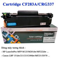 Hộp Mực Cartridge TJ CF283A/CRG337 (HP M125, 127fn, 242/ Canon 151dw, 211, 215)