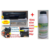 Hộp mực HP 85a tặng mực nạp cho máy in  Hp p1102, 1102w, 1132, 1212, m1212nf, 1102, CF285a