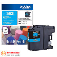 Hộp Mực in Brother LC-563C – Cyan Ink Cartridge Màu Xanh