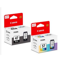 Hộp mực in Canon PG 47,CL 57 dùng cho máy in Canon E400/ E410/ E460/ E470/ E480
