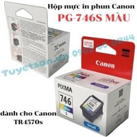 Hộp mực in phun MÀU Canon CL-746S IP2870S MG2570S MG2577S MG3070S TR4570S TR4670S TS207 TS307 TS3470