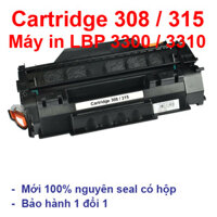 Hộp mực máy in Canon 3300 hàng nhập khẩu dùng cho máy in Canon LBP 3300, 3360, 3370, 3310 - Cartridge 308 Cartridge 315 mới 100 - 49A Fullbox