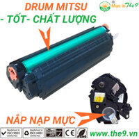 Hộp mực máy in Canon L11121E - 303/ 12A CÓ LỔ NẠP MỰC - DRUM MITSU Chất lượng cao in đẹp, siêu nét, giá rẻ