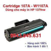 Hộp mực máy in HP 137fnw (có chip) – Cartridge 107A / W1107A