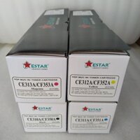 Hộp mực máy in HP CP1025, M176, M177, Canon 7018C | Mực Estar CE310A CE311A CE312A CE313A CF350A CF351A CF352A