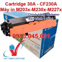 Hộp mực máy in HP M227fdw / M227sdn / M227d / M227fdn (Có VAT) - Cartridge CF230A mới 100% [Full Box]