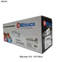 Hộp mực Mitsu 35A  HP35A/36A/85A, HP P1005/P1006/P1120W/1102,M1212/M1132 Có lỗ đổ mực và xả thải tiện lợi