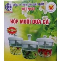 Hộp muối dưa cà Việt Nhật 2 size, Hũ muối dưa cà, hành, kim chi, măng ớt, rau củ giòn ngon mã 6711