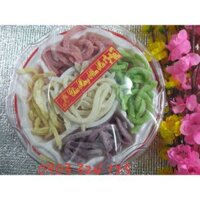 HỘP MỨT DỪA TẾT - MỨT DỪA NHÀ LÀM MÀU TỰ NHIÊN 500G
