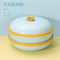 Hộp mứt Hồng - Xanh