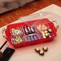 Hộp mứt nhựa 6 ngăn rời
