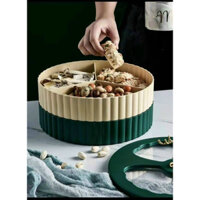 Hộp mứt tết 2 tầng con hưu