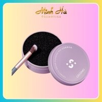 Hộp mút vệ sinh cọ trang điểm GECOMO 80ml sử dụng dễ dàng tiện lợi