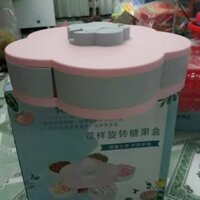 Hộp mứt xoay 1 tầng