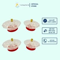 Hộp Mứt Xoay Sen Lớn - Nhỏ, Khay Mứt Nhựa Đựng Bánh Kẹo, Hạt Dưa, Mứt Tết Tiện Dụng Mta-Mart2