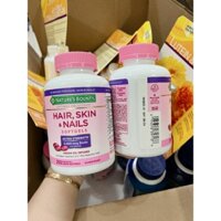 Hộp Nature’s bounty hair, skin, nail 250 viên date t9/2026