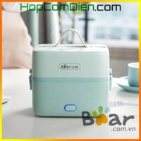 Hộp nấu hâm cơm điện Bear inox 2 tầng DFH-B12E1