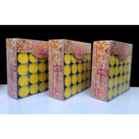 Hộp nến bơ 100 viên, nến không khói, không đen cháy 4 tiếng