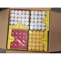 hộp nến tealight 100 viên hoa mai cháy 2H