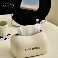 Hộp ngăn kéo để bàn CHENJIE Phong cách kem Phòng khách thực tế