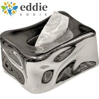 Hộp ngăn kéo giấy EDIE, Hộp đựng khăn giấy kiểu INS bằng gốm sứ, Hộp đựng khăn giấy trang trí vuông Bắc Âu Văn phòng