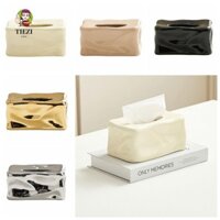 Hộp ngăn kéo giấy TIEZI, Hộp đựng khăn giấy trang trí nhà vuông, Hộp đựng khăn giấy bằng gốm sứ gia dụng Bắc Âu Phòng khách