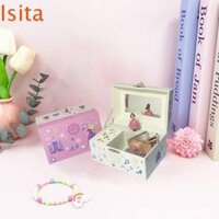 Hộp Nhạc Công Chúa ISITAFTB, Phim Hoạt Hình Thủ Công Trẻ Em Đồ Trang Trí Âm Nhạc, Sáng Tạo Với Gương Hộp Bảo Quản Trang Sức Dễ Thương Trang Trí Nhà