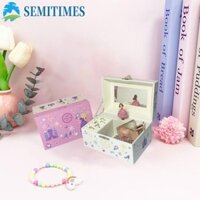 Hộp Nhạc Công Chúa LUNAEDGE, Phim Hoạt Hình Thủ Công Trẻ Em Đồ Trang Trí Âm Nhạc, Dung Tích Lớn Có Gương Hộp Bảo Quản Trang Sức Dễ Thương Hộp Vòng Cổ