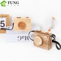 Hộp Nhạc FUNG, Sáng Tạo Trang Trí Máy Ảnh Tinh Tế, Trang Trí Nhà Vintage Gỗ Tay Quay Hộp Nhạc Sinh Nhật