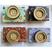 Hộp nhạc gỗ quay tay hình máy chụp hình