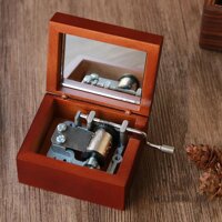 Hộp nhạc gỗ quay tay