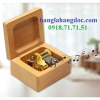 Hộp nhạc gỗ xoan lên dây cót cao cấp, quà tặng sang trọng & ý nghĩa