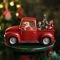 Hộp nhạc hình xe tải có phát nhạc giáng sinh làm quà tặng, trang trí Noel (Hàng sẵn, có hỏa tốc trong ngày)