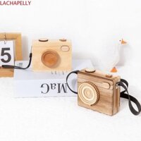 Hộp nhạc LACHAPELLY, Đồ trang trí máy ảnh cổ điển tinh tế, Phụ kiện tiệc tùng bằng gỗ sáng tạo Hộp nhạc quay tay Quà tặng