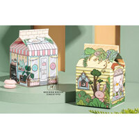 Hộp nhạc màu sắc quay tay quà tặng để bàn trang trí nhiều bài hát light moon- wedding-âm thanh êm dịu- quà tặng cặp đôi