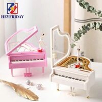Hộp nhạc nữ NOVAFLUX Ballerina, Hộp nhạc đàn Piano Mini bằng nhựa, Hộp nhạc Mini tinh tế thủ công lãng mạn Đồ chơi tại nhà